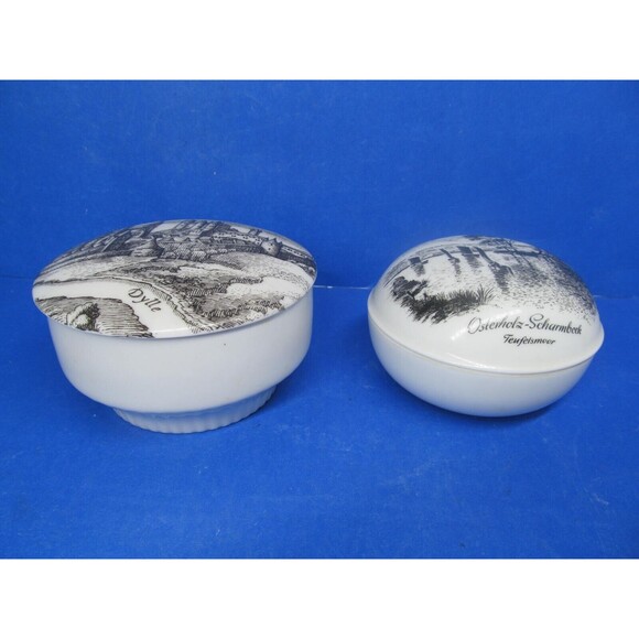 Alte Stadtebilder Alienkinstadt #2093 Trinket Dish And Kaiser Trinket Dish - Picture 1 of 13